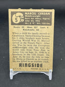 1951 TOPPS RINGSIDE - MARCEL CERDAN -