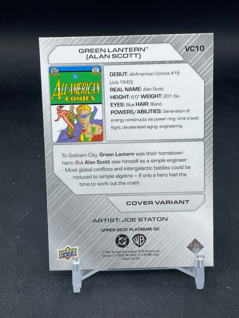 2026 UPPER DECK PLATINUM DC - COVER VARIANT - SELECT YOUR CARD