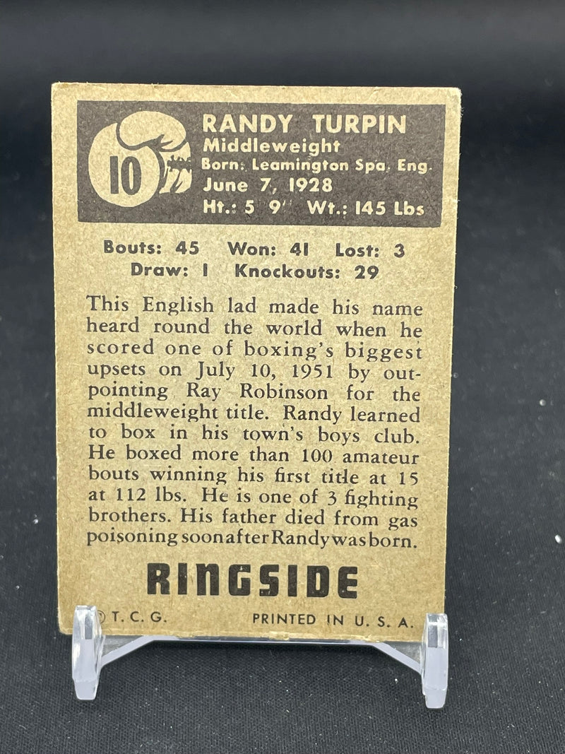 1951 TOPPS RINGSIDE - RANDY TURPIN -