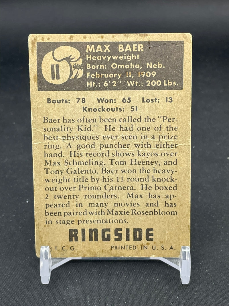 1951 RINGSIDE - MAX BAER -