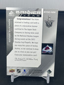 2021 UPPER DECK SP GAME USED - BANNER YEAR - N. MACKINNON -