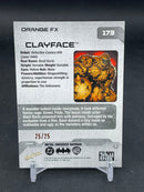 2025 UPPER DECK SKYBOX METAL UNIVERSE - ORANGE FX - CLAYFACE - #173 - #'D/25