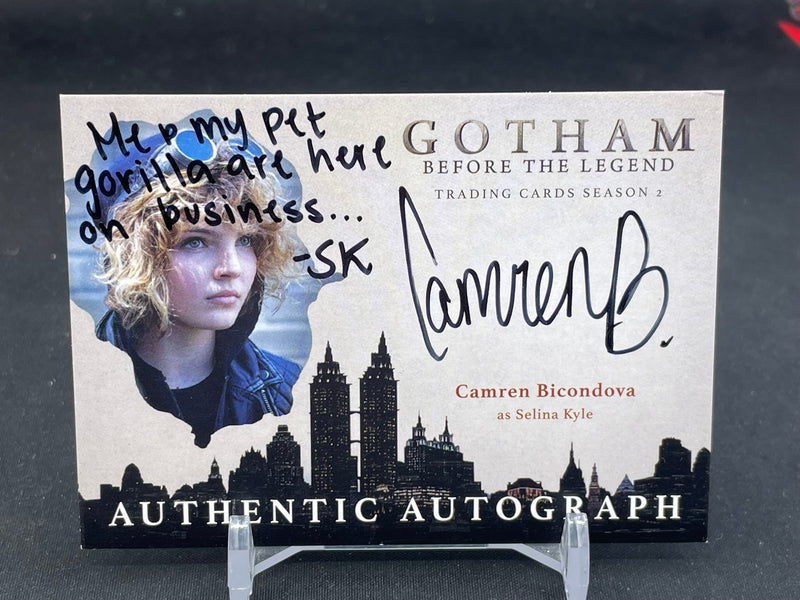 2016 GOTHAM BEFORE THE LEGEND - CAMREN BICONDOVA AS SELINA KYLE - AUTOGRAPH