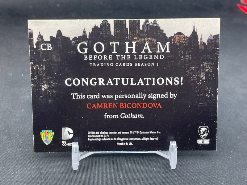 2016 GOTHAM BEFORE THE LEGEND - CAMREN BICONDOVA AS SELINA KYLE - AUTOGRAPH
