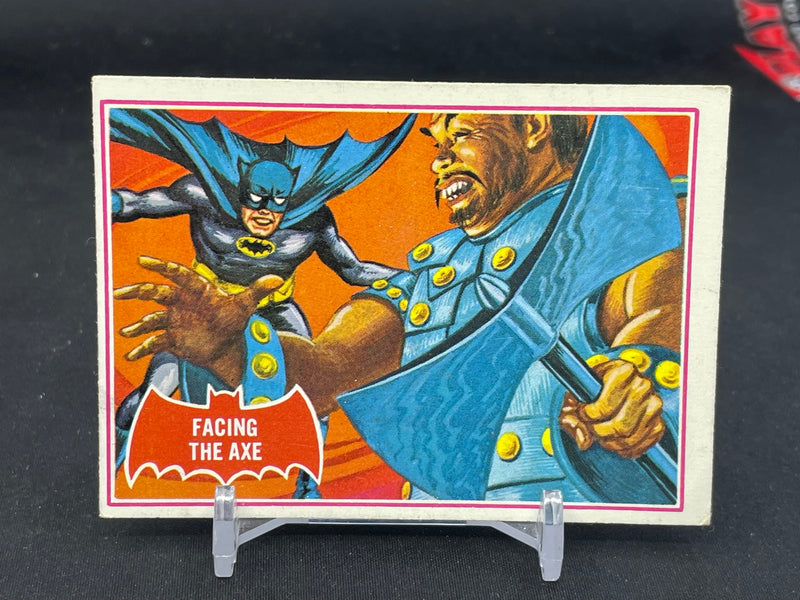1966 O-PEE-CHEE BATMAN - FACING THE AXE -