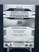 2023 UPPER DECK BLACK DIAMOND - (RETRO) ROOKIES TEAM LOGO JUMBOS - L. CARLSSON -