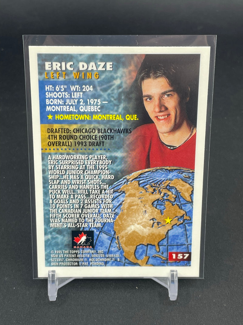 1995 TOPPS FINEST - UNPEELED - E. DAZE -