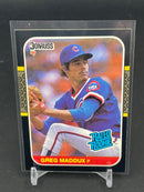 1986 DONRUSS - RATED ROOKIE - G. MADDUX -