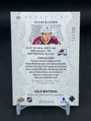 2025 UPPER DECK ARTIFACTS - GOLD MATERIAL - N. MACKINNON - #134 - #'D/199 - DUAL RELIC