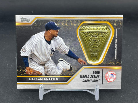 2021 TOPPS SERIES TWO - COMMEMORATIVE WORLD SERIES RING RELIC - C. SAVATHIA - #WSR-CS - RELIC