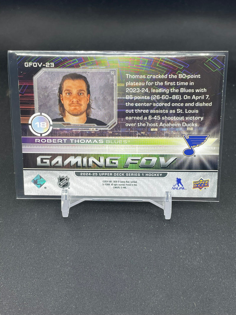 2024 UPPER DECK SERIES ONE - BLUE - GAMING FOV - T. THOMAS -