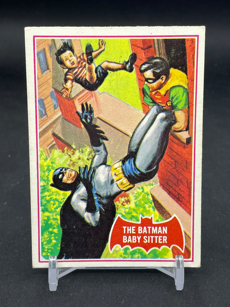 1966 O-PEE-CHEE BATMAN - THE BATMAN BABY SITTER -