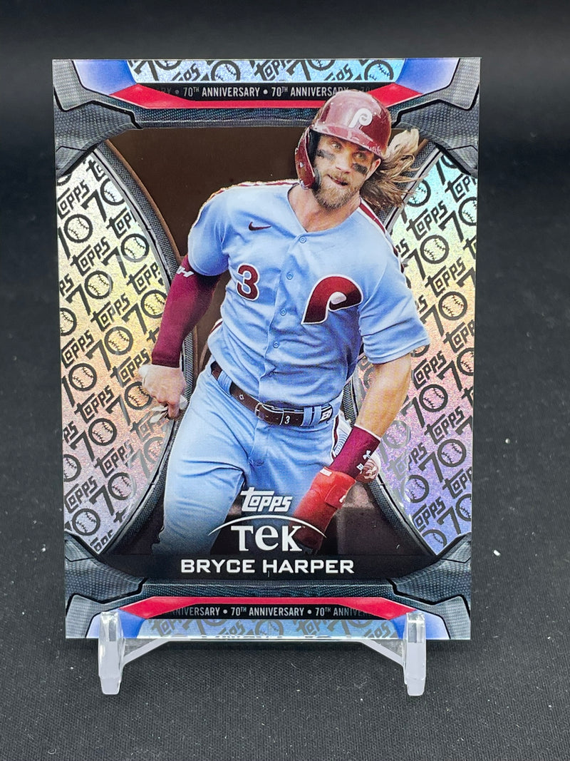 2021 TOPPS UPDATE - TOPPS TEK 70TH ANNIVERSARY BOX TOPPER - B. HARPER -