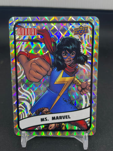 2024 UPPER DECK MARVEL ANNUAL - BACKSCATTERS - MS. MARVEL - #B19
