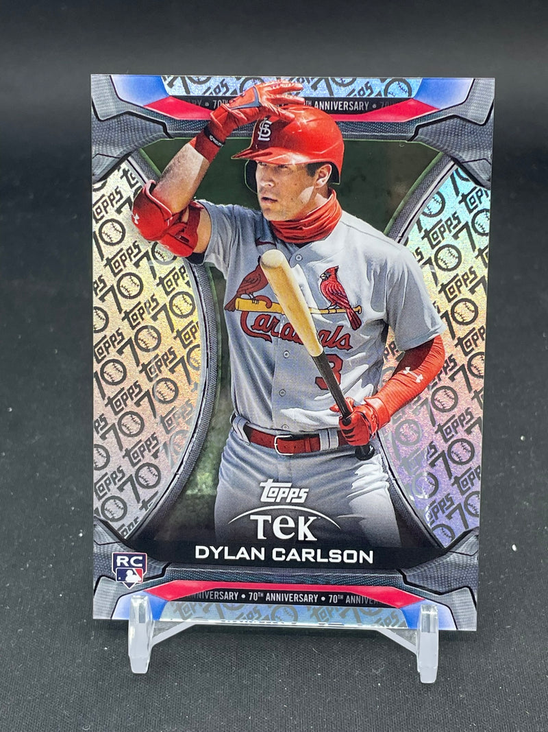 2021 TOPPS UPDATE - TOPPS TEK 70TH ANNIVERSARY BOX TOPPER - D. CARLSON -