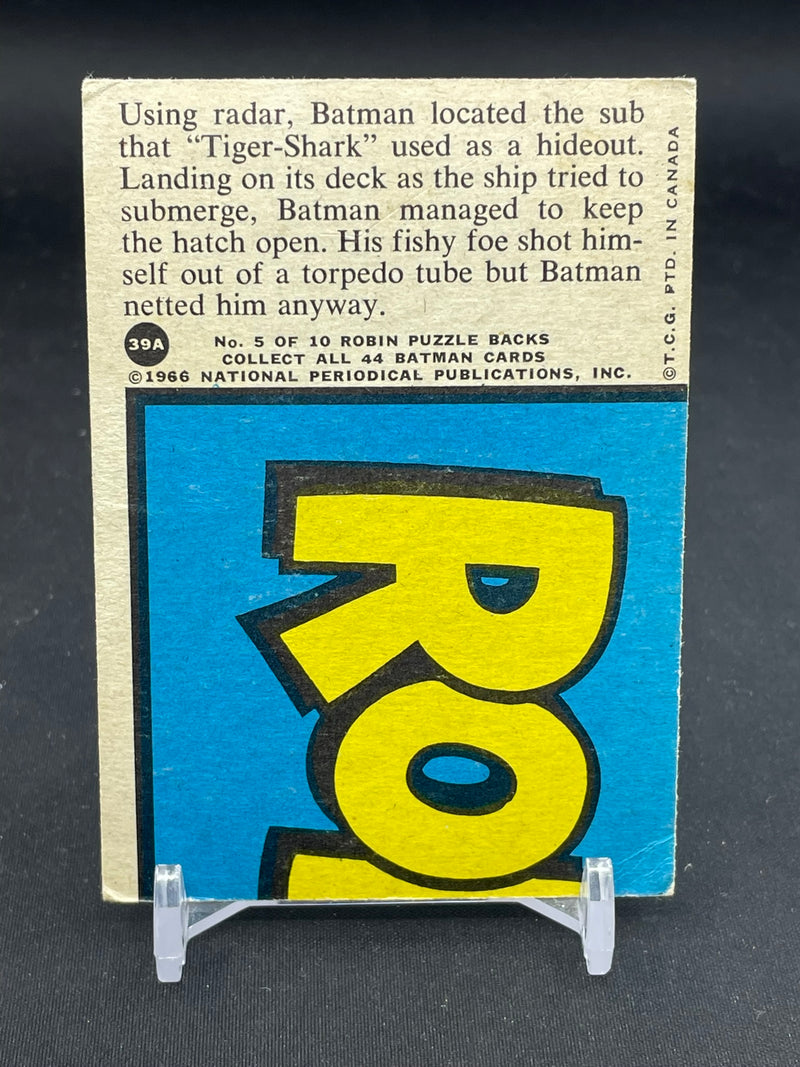 1966 O-PEE-CHEE BATMAN - STOPPING THE SUB -