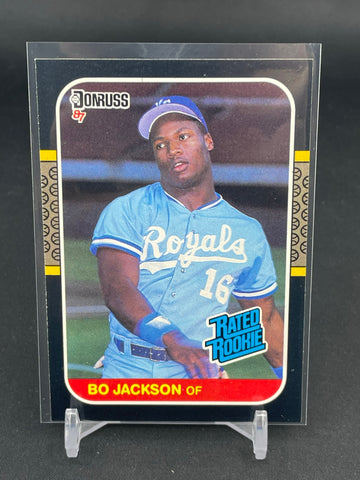 1987 DONRUSS - RATED ROOKIE - B. JACKSON - #35 - RC