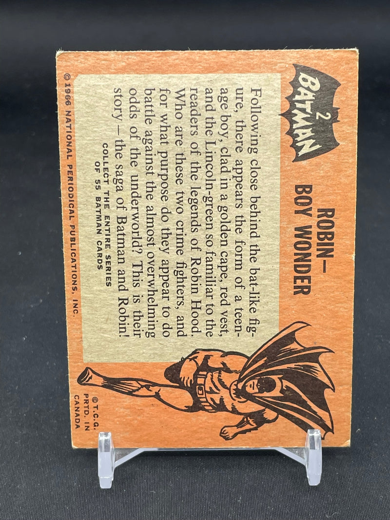 1966 O-PEE-CHEE BATMAN - ROBIN - BOY WONDER -