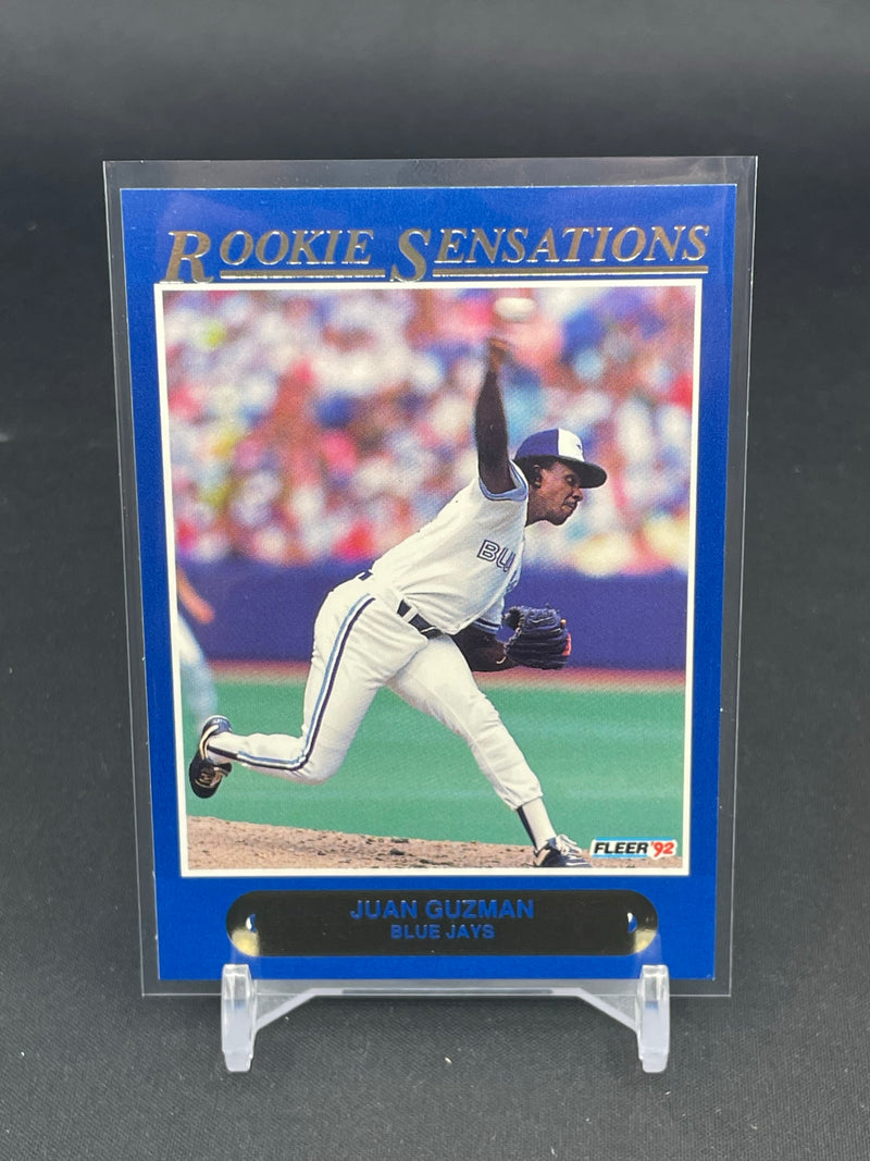 1992 FLEER - ROOKIE SENSATIONS - J. GUZMAN -