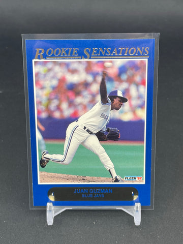1992 FLEER - ROOKIE SENSATIONS - J. GUZMAN - #13 - RC