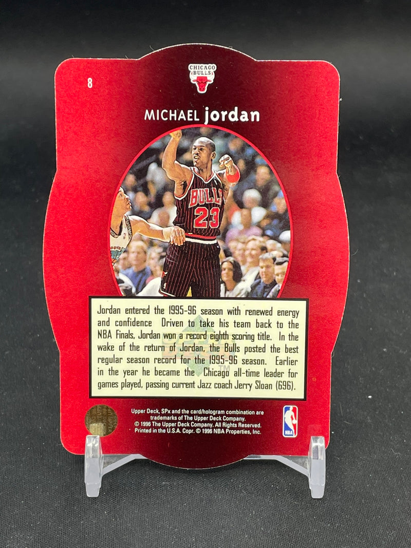1996 UPPER DECK SPX - DIE-CUT - M. JORDAN -