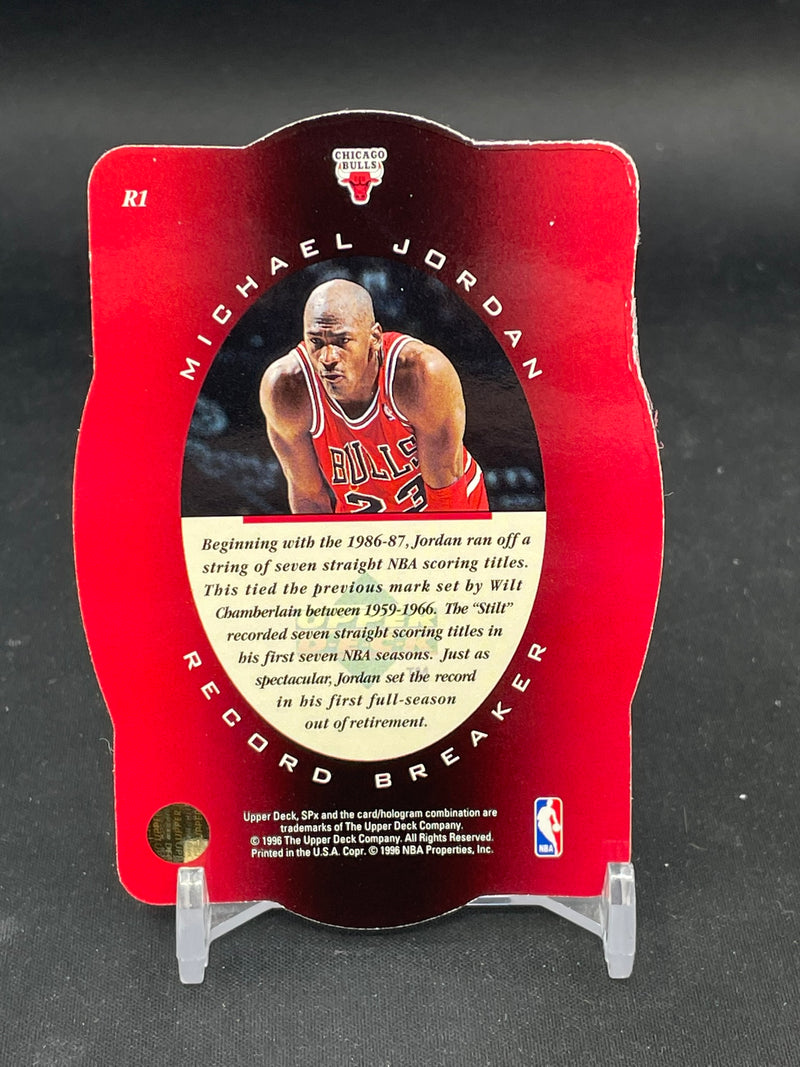 1996 UPPER DECK SPX - RECORD BREAKER - M. JORDAN -