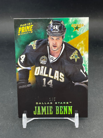 2013 PANINI PRIME - GOLD - J. BENN - #8 - #'D/10