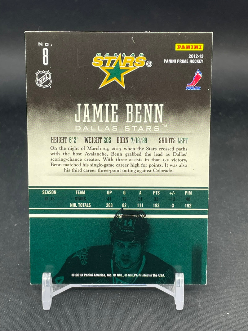 2013 PANINI PRIME - GOLD - J. BENN - #8 - #'D/10