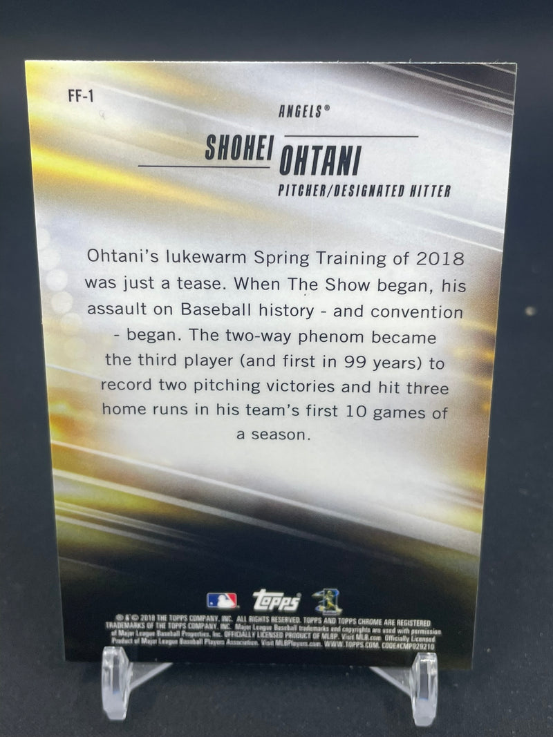 2018 TOPPS CHROME - FRESHMAN FLASH - S. OHTANI -
