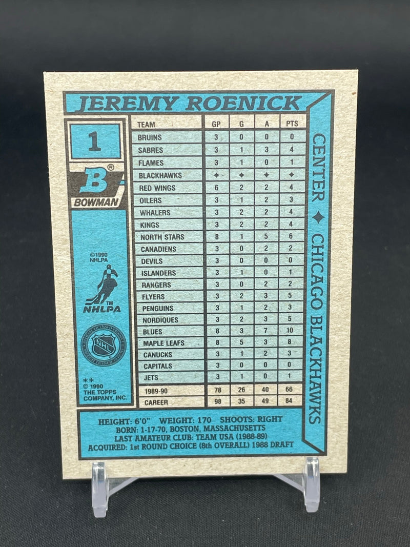 1990 TOPPS BOWMAN - J. ROENICK -
