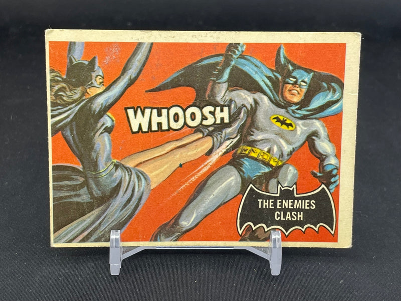 1966 O-PEE-CHEE BATMAN - THE ENEMIES CLASH -