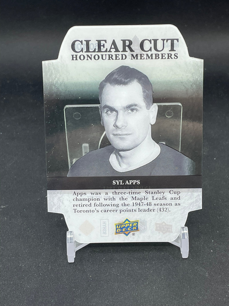 2017 UPPER DECK SERIES ONE - CLEAR CUT HONOUR MEMBERS - S. APPS - #HOF-69 - #'D/100