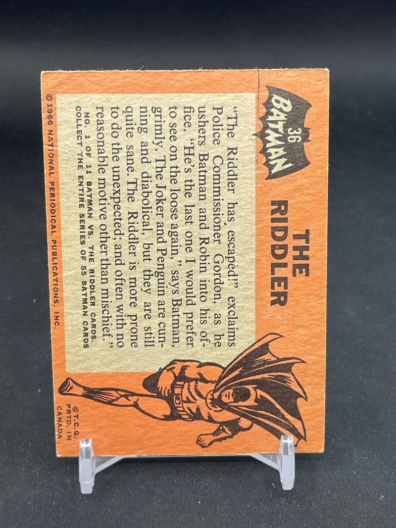 1966 O-PEE-CHEE BATMAN - THE RIDDLER -