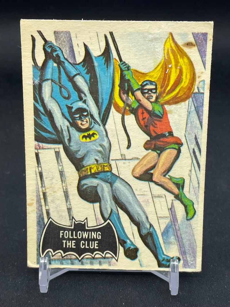 1966 O-PEE-CHEE BATMAN - FOLLOWING THE CLUE -