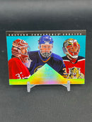 1994 DONRUSS - EASTERN CONFERENCE GOALIES - J. VANBIESBROUCK / D. HASEK / P. ROY -