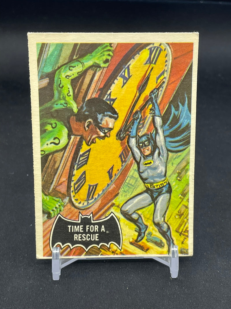 1966 O-PEE-CHEE BATMAN - TIME FOR A RESCUE -