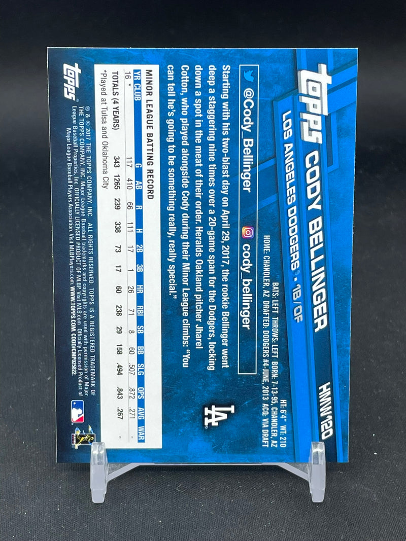 2017 TOPPS HOLIDAY - C. BELLINGER -