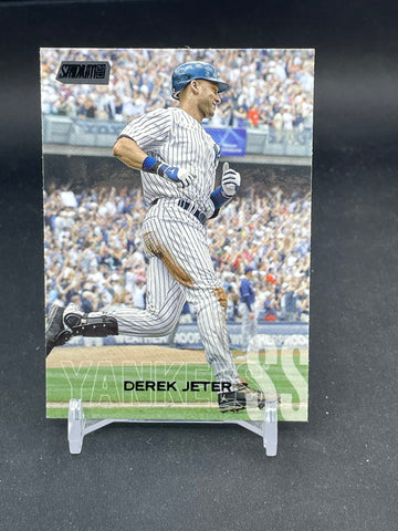 2018 TOPPS STADIUM CLUB - BLACK FOIL - D. JETER - #275
