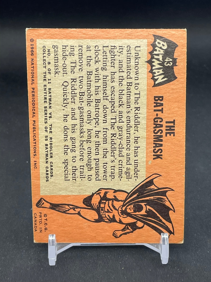 1966 O-PEE-CHEE BATMAN - THE BAT-GASMASK -