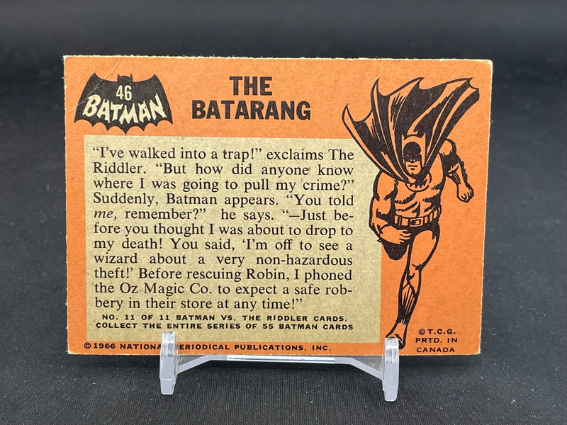 1966 O-PEE-CHEE BATMAN - THE BAT-A-RANG -
