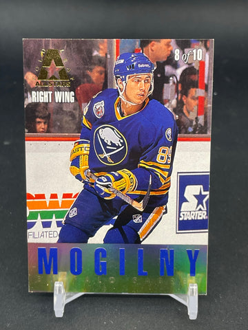 1993 LEAF PINNACLE - DUAL FACED CARDS - A. MOGILNY / P. BURE - #8