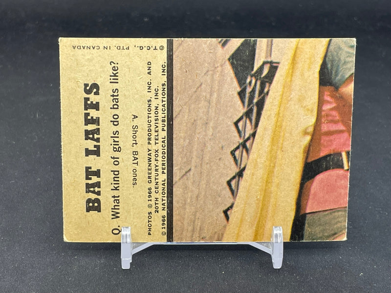1966 O-PEE-CHEE BATMAN BAT LAFFS - BATMAN & ROBIN ON HELICOPTER -
