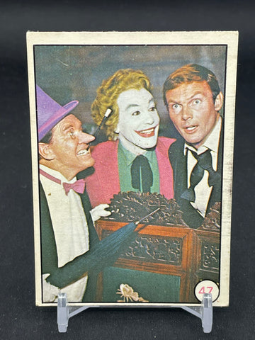 1966 O-PEE-CHEE BATMAN BAT LAFFS - PENGUIN, JOKES, BRUCE - #47