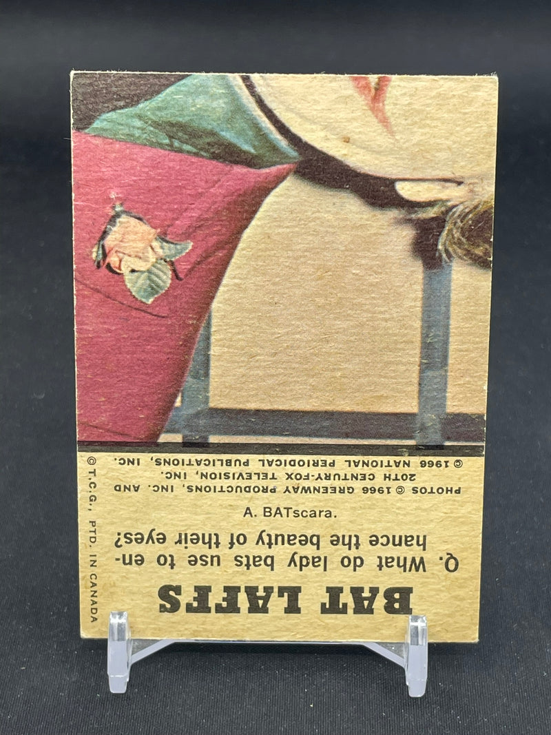 1966 O-PEE-CHEE BATMAN BAT LAFFS - PENGUIN, JOKES, BRUCE -