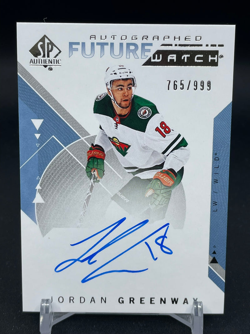 2018 UPPER DECK SP AUTHENTIC - FUTURE WATCH AUTO - J. GREENWAY - #155 - #'D/999 - AUTOGRAPH - RC