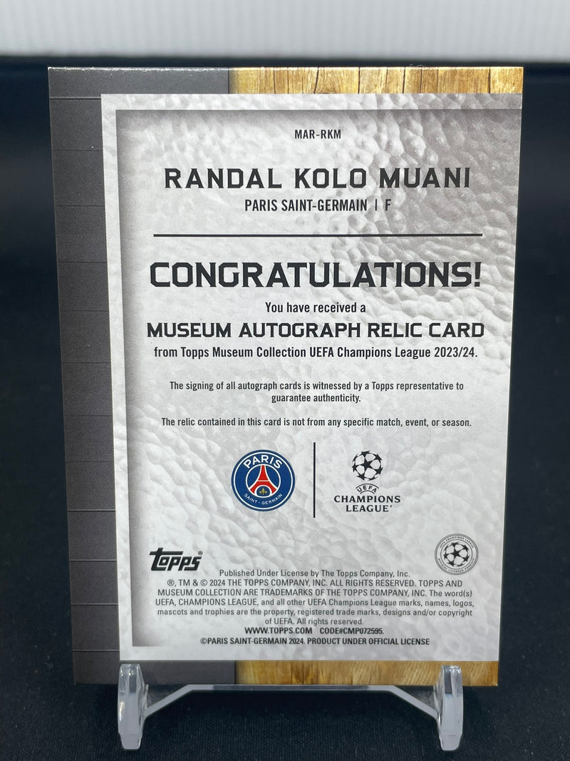 2024 TOPPS MUSEUM COLLECTION - R. KOLO MUANI - #MAR-RKM - #'D/25 - RELIC - AUTOGRAPH