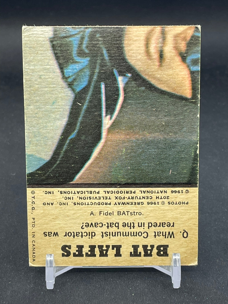 1966 O-PEE-CHEE BATMAN BAT LAFFS - PENGUIN, RIDDLER & JOKER -