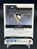 2013 UPPER DECK SP AUTHENTIC - FUTURE WATCH AUTO - O. MAATTA - #305 - #'D/999 - AUTOGRAPH - RC