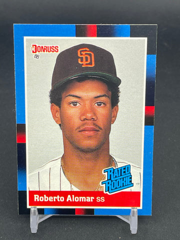 1987 DONRUSS - RATED ROOKIE - R. ALOMAR - #34 - RC