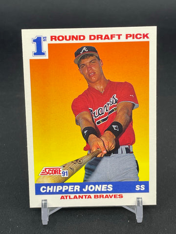 1991 SCORE - 1ST ROUND DRAFT PICK - C. JONES - #671 - RC